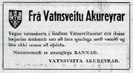 Augl�sing um vatnsskor � Degi 29. jan�ar 1966 timarit.is
