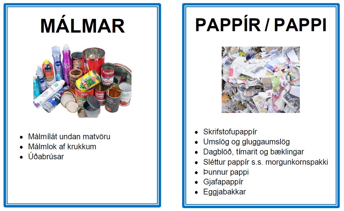 Úrgangsflokkun Norðurorka 2017