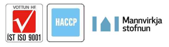 Logo ISO Haccp Mannvirkjastofnun Logo ISO Haccp Mannvirkjastofnun