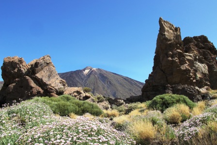 El Teide hæsta fjall Tenerife og þar með Spánar