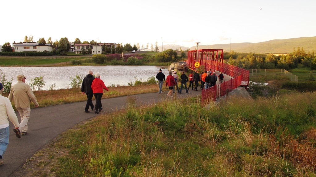 Söguganga við Glerá 9. ágúst 2012