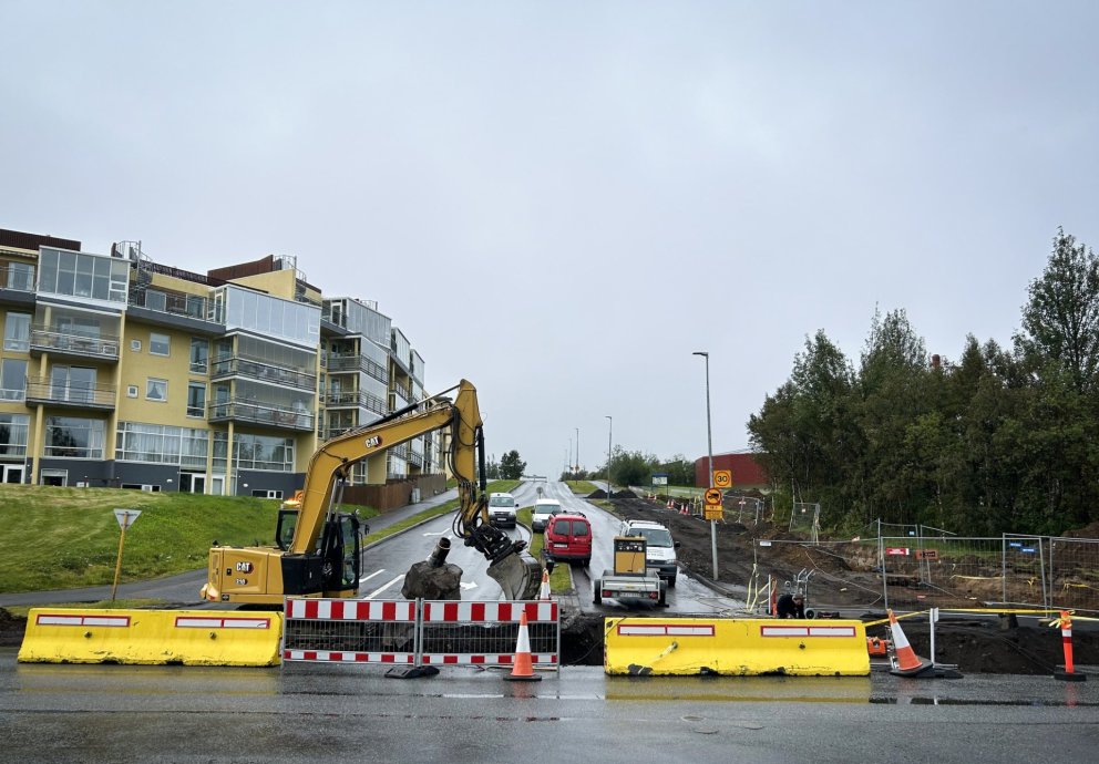 Brunnur fjarlægður við enda Mímisbrautar