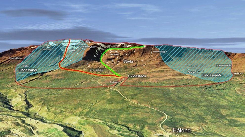 Um 75-80% neysluvatns bæjarbúa á Akureyri koma úr Hlíðarfjalli.  Selllandslindir og Hesjuvallalindir…