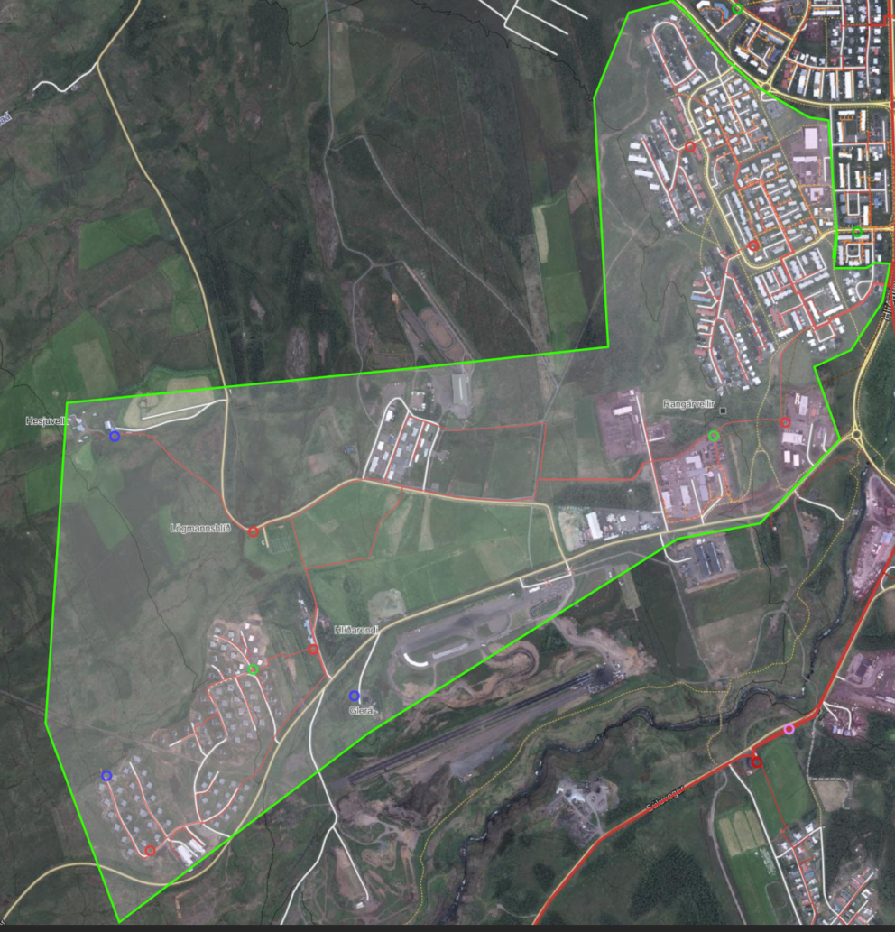 Lokað fyrir heitt vatn á stóru svæði fimmtudaginn 7. nóvember