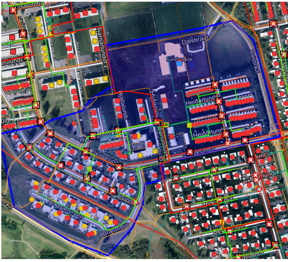 Hluti Lundahverfis verður án rafmagns meðan á vinnu stendur næsta fimmtudag