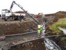 Frá framkvæmdum við Hesjuvallalindir