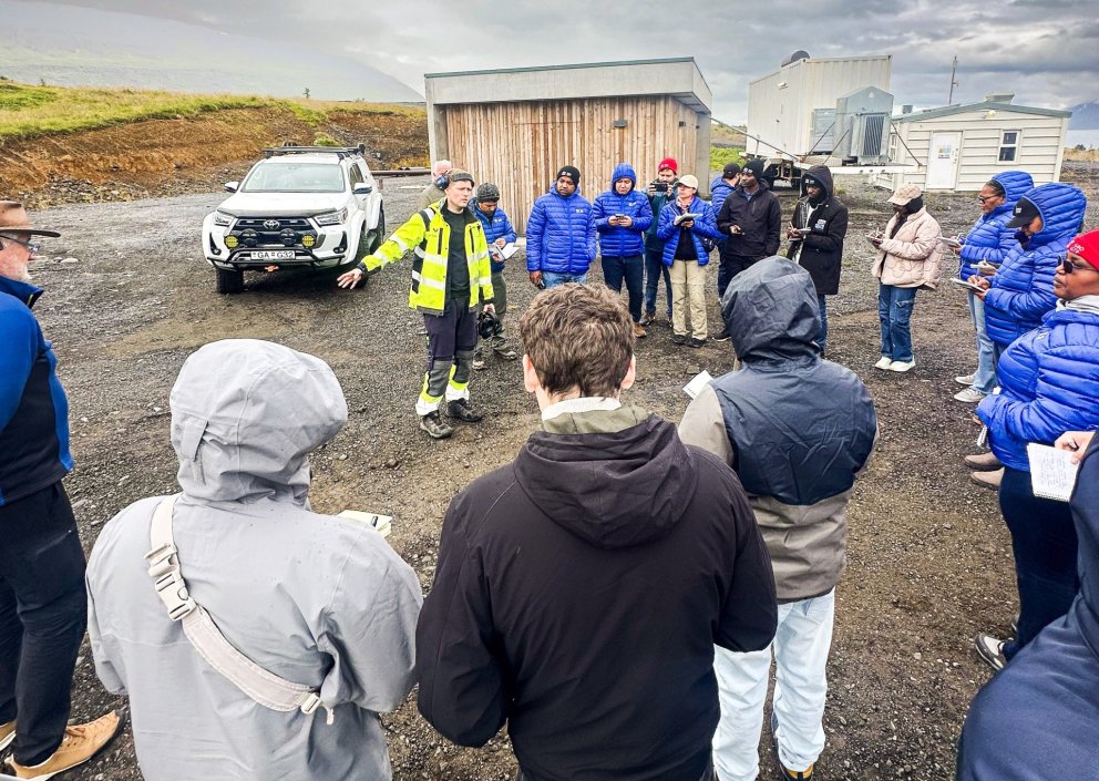 Heimsókn frá Jarðhitaskóla Sameinuðu þjóðanna