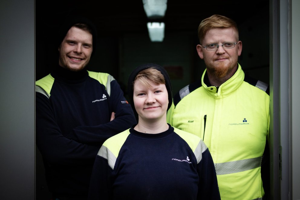 Frá vinstri: Agnar Sigurðarson, Fjóla Sigrún Árnadóttir og Róar Björn Ottemo