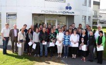 Fulltrúar þeirra sem hlutu styrki fyrir árið 2012