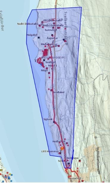Truflanir á afhendingu á heitu vatni á Svalbarðsströnd  22.12.2015