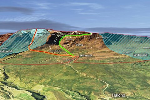 Um 75-80% neysluvatns bæjarbúa á Akureyri koma úr Hlíðarfjalli.  Selllandslindir og Hesjuvallalindir…