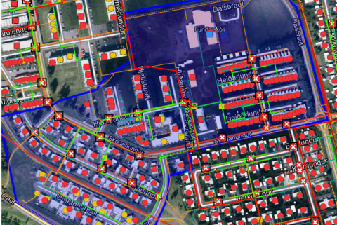 Hluti Lundahverfis verður án rafmagns meðan á vinnu stendur næsta fimmtudag