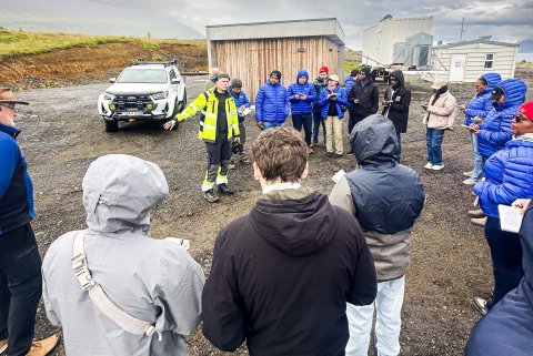 Heimsókn frá Jarðhitaskóla Sameinuðu þjóðanna