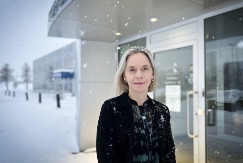 Gunnur Ýr Stefánsdótir, skrifstofustjóri á skrifstofu forstjóra Norðurorku í viðtali við Akureyri.ne…