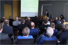 Vel var mætt á fyrirlestur Ragnheiðar