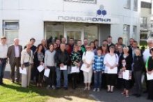 Fulltrúar þeirra sem hlutu styrki fyrir árið 2012